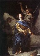 CAVALLINO, Bernardo The Ecstasy of St Cecilia df china oil painting reproduction